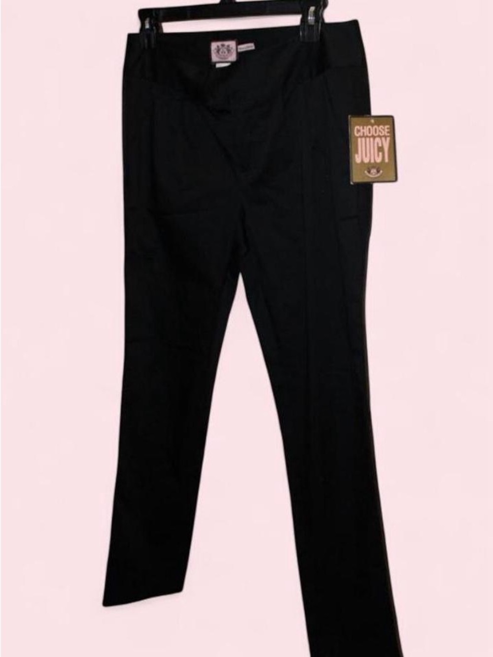 Juicy Couture Black Women's Tux Sateen Pants - Picture 1 of 5